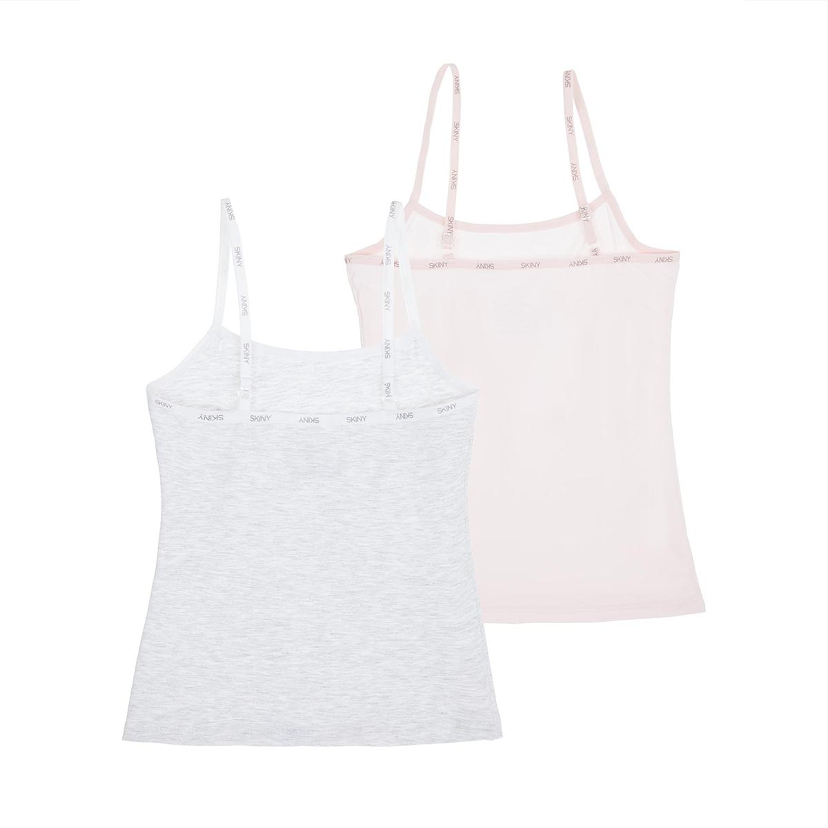 Paquete de 2 Piezas Camiseta Comfy Skiny para Ni&ntilde;a image number null