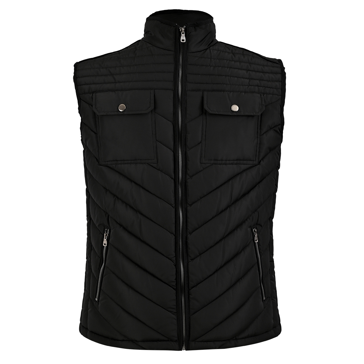 Chaleco Capitonado Giovanni Gali Cuello Alto para Hombre Plus image number null
