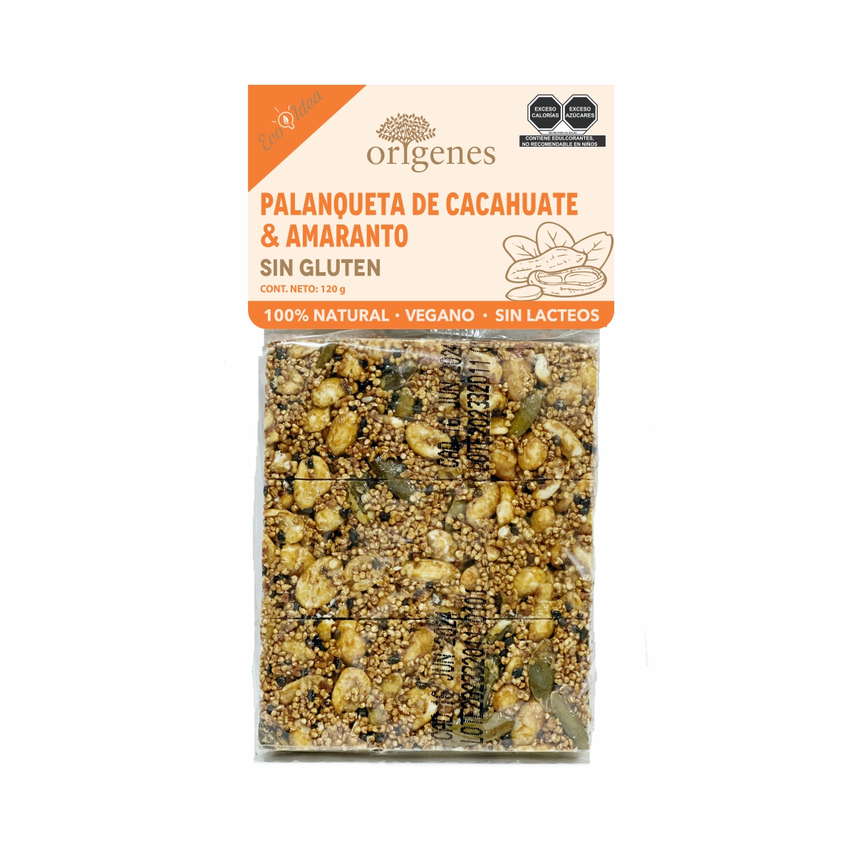 Palanqueta de Cacahuate y Amaranto Origenes image number null