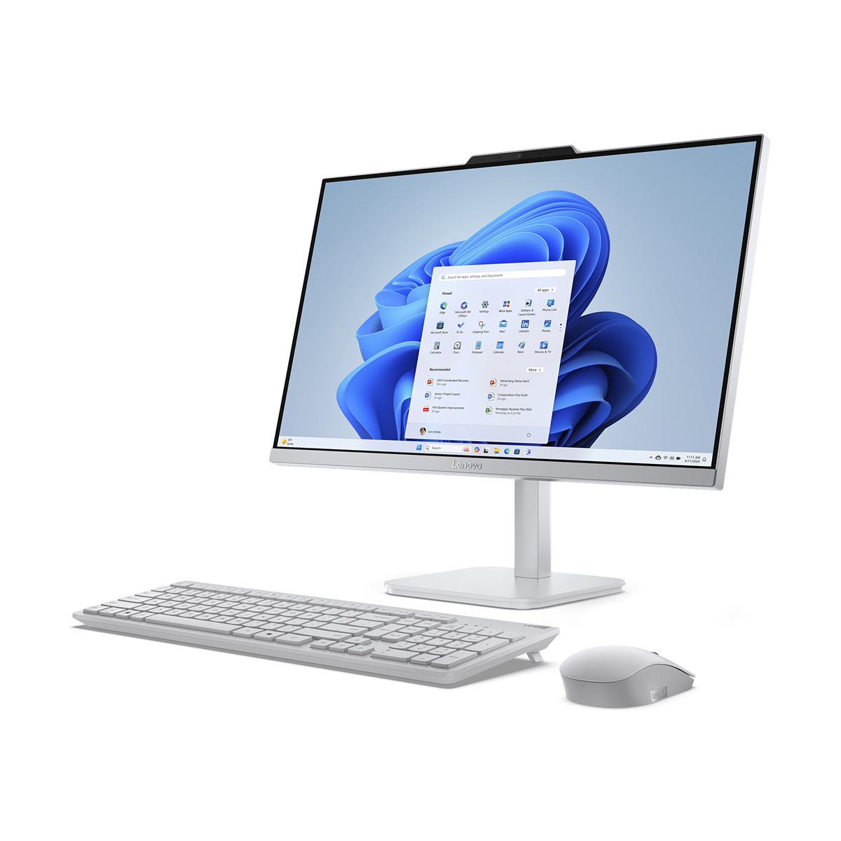 &nbsp;All in one Lenovo Ideacentre A100, 23.8" FHD Intel Core i3, 8GB RAM 512GB SSD&nbsp; image number null
