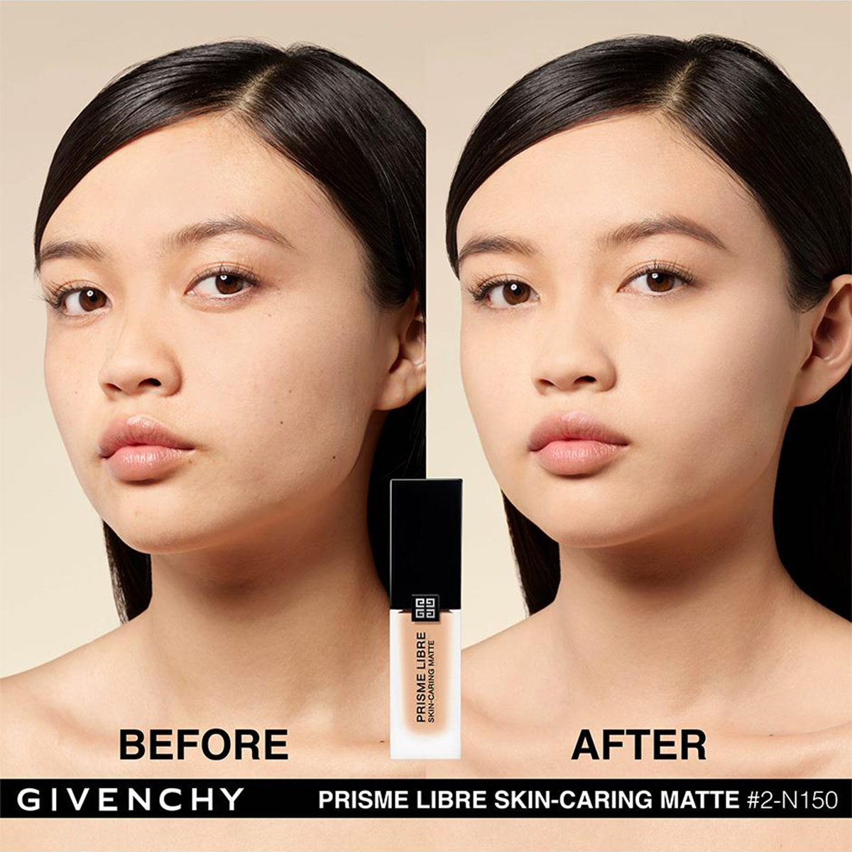 Base de maquillaje l&iacute;quida matificante Givenchy Prisme 24 horas de duraci&oacute;n. 2-N150 image number null