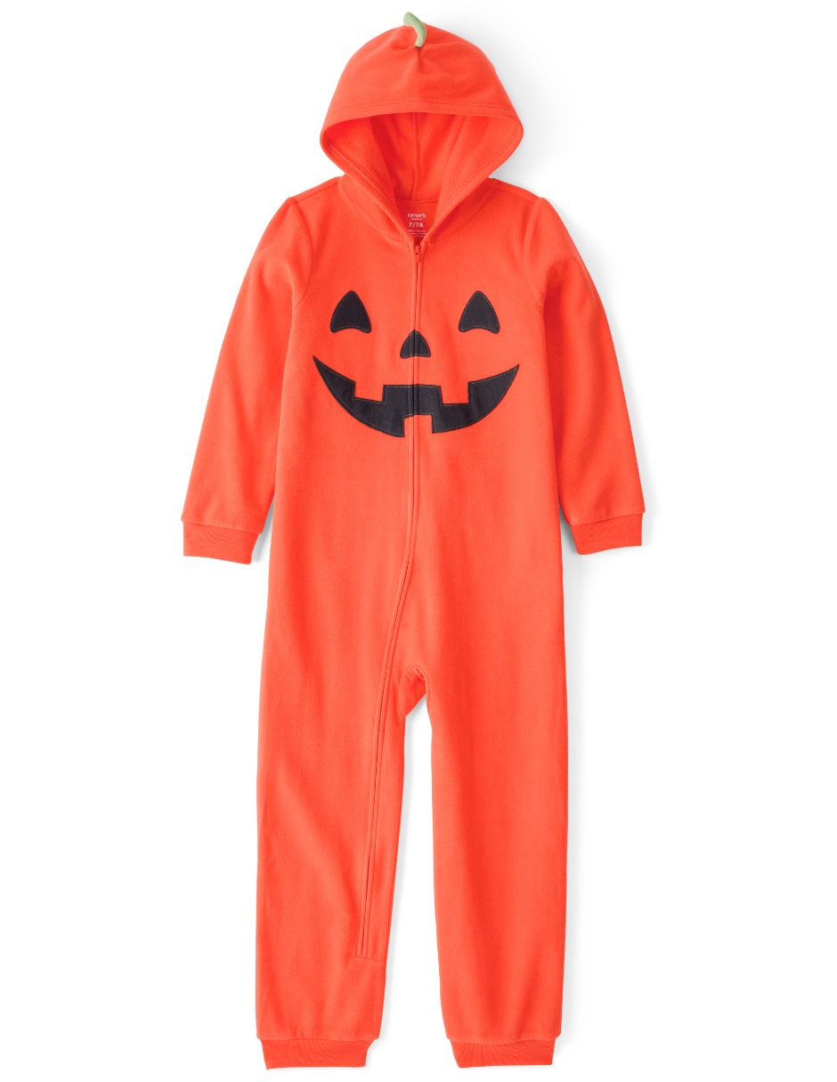 Mameluco Dise&ntilde;o Calabaza Carter's con Capucha sin Pie Unisex image number null