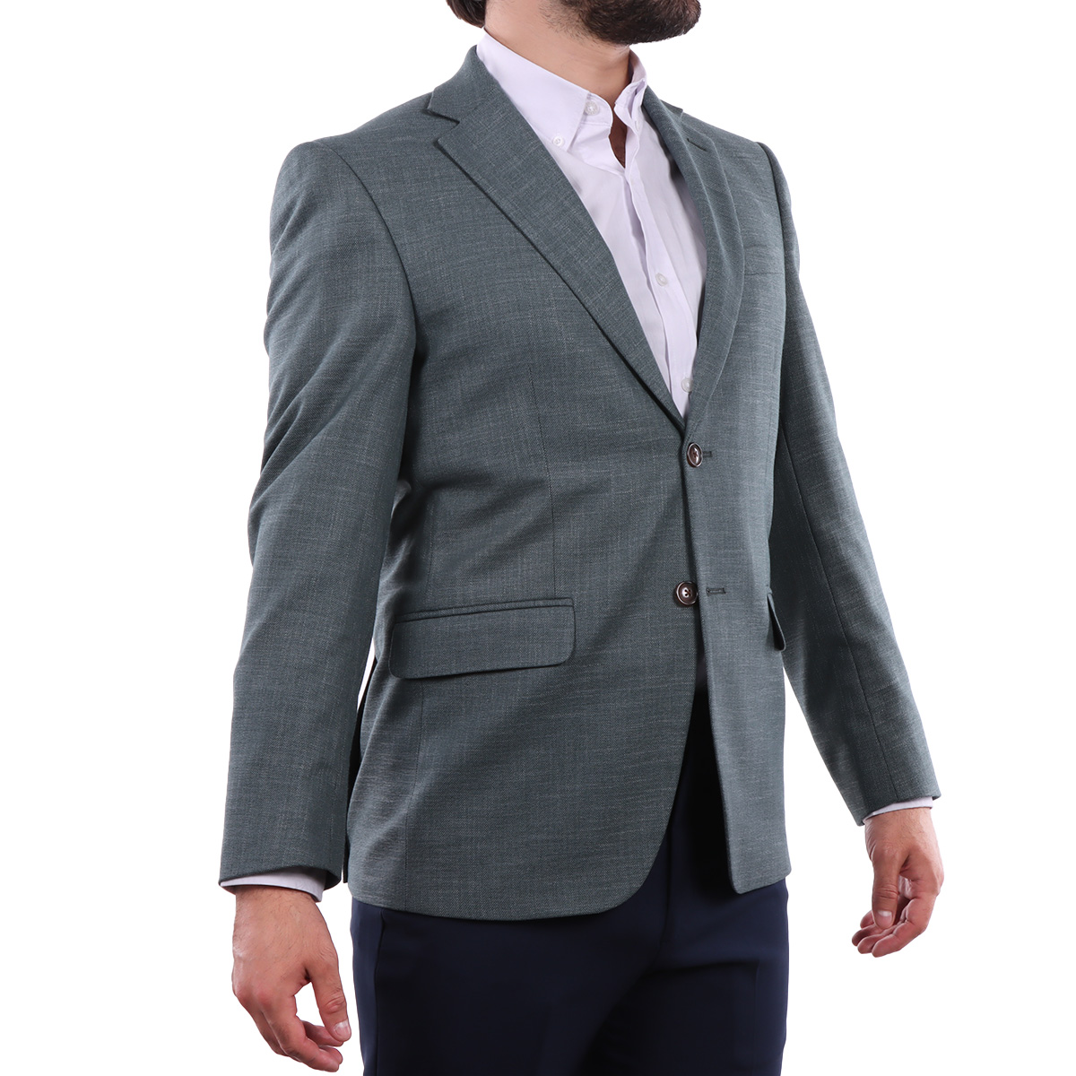 Saco Gris con Patr&oacute;n Discreto Pierre Cardin para Hombre image number null