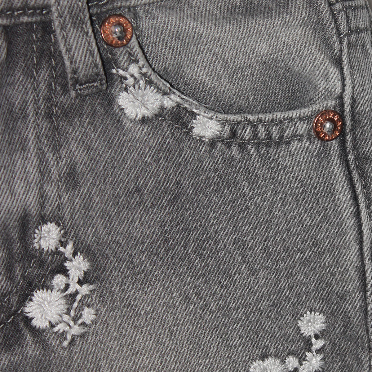 Jeans Flare Fukka con Dise&ntilde;o Bordado Flores para Beb&eacute; image number null