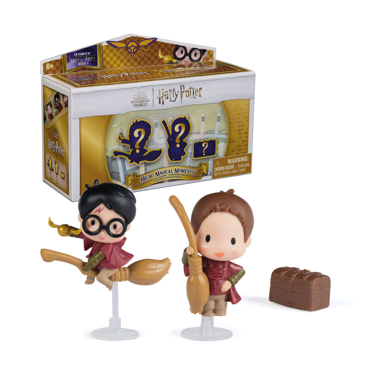 Set Figuras Coleccionables WIZARDING WORLD Micro Magical Moments de Quidditch image number null