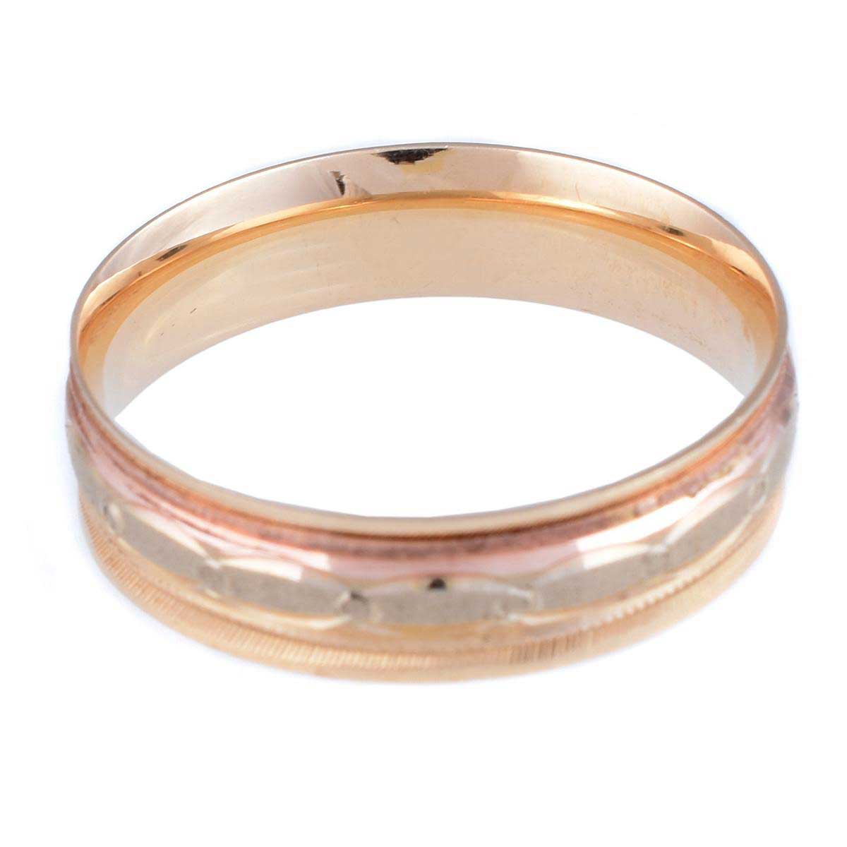 Argolla Confort 3 Oros 14K Giratoria 6mm Doble O image number null