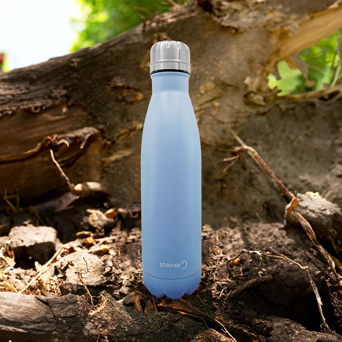 Botella de Acero Inoxidable 750 ml Color Azul Claro image number null