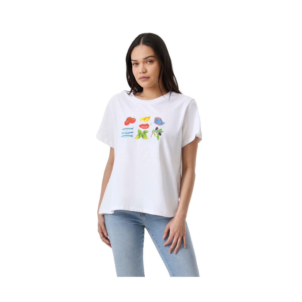 Playera Con Grafico Levis Para Mujer Curvy image number null