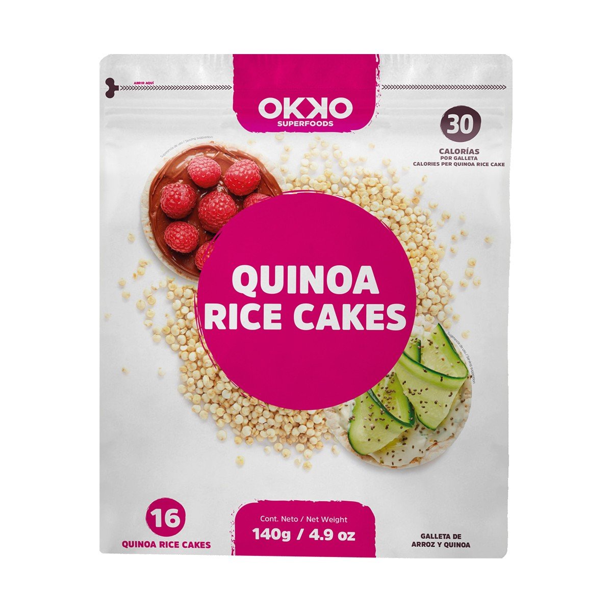 &nbsp;Galleta De Arroz Y Quinoa Okko 140G image number null