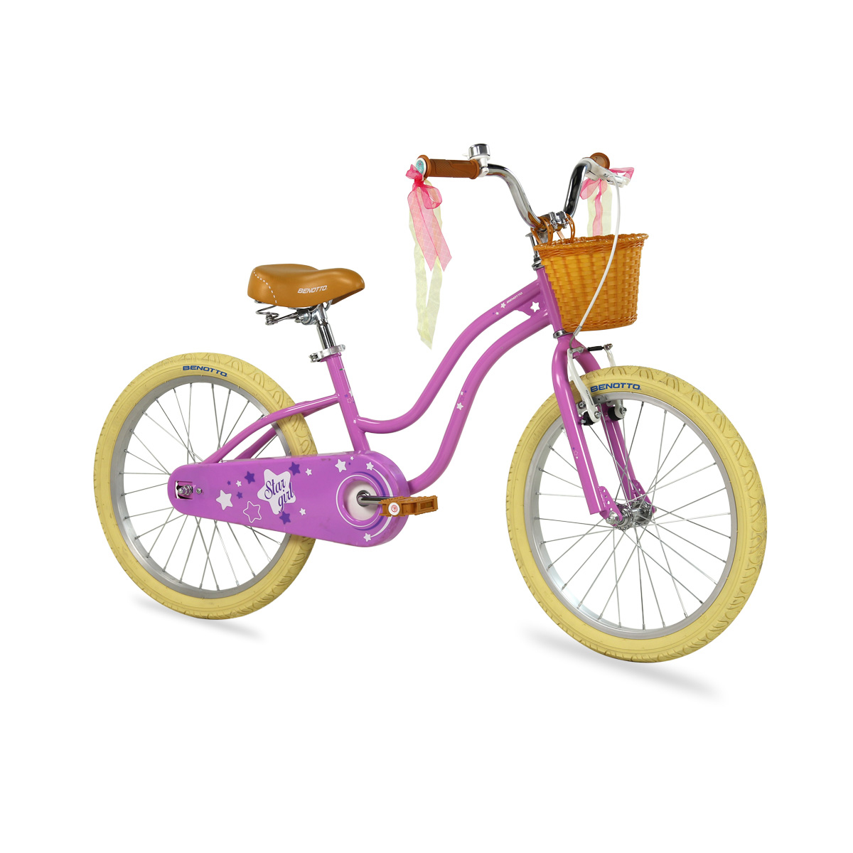 Bicicleta Star Girl R20 Acero Morado Benotto image number null