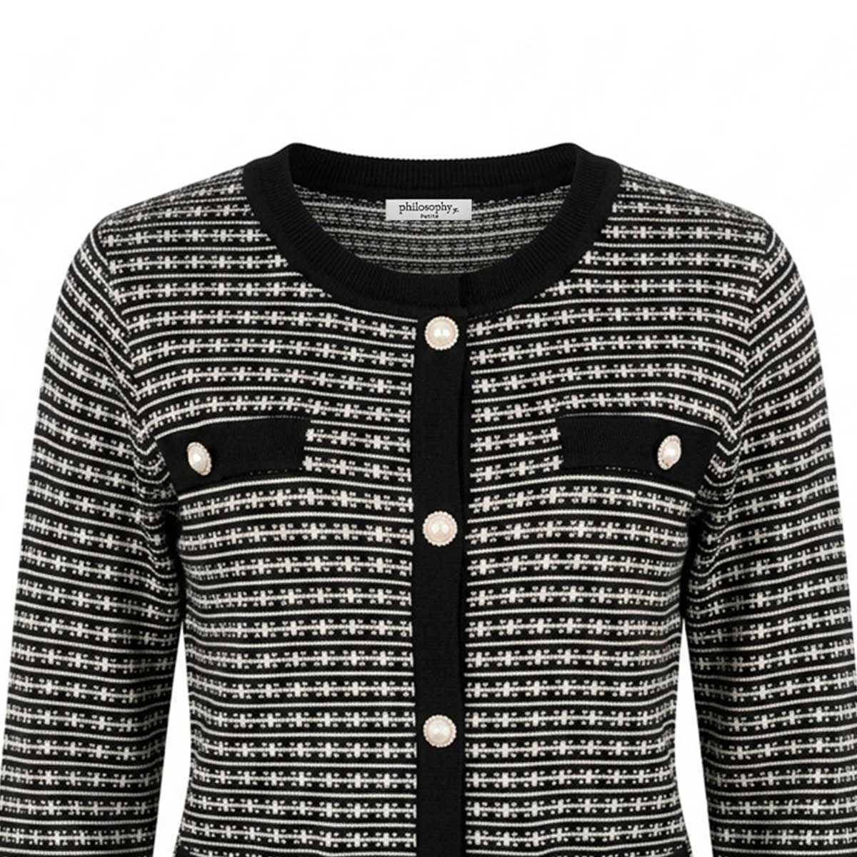 Su&eacute;ter Con Vivos Philosophy Petite para Mujer Petite image number null