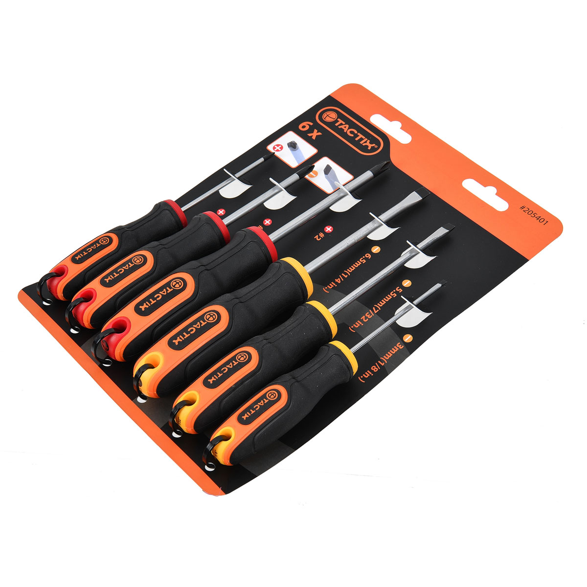 Set 6 Desarmadores Ergon&oacute;micos Tactix image number null
