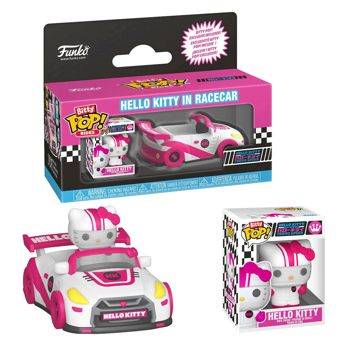 Bitty Pop Rides Sanrio Hello Kitty En Coche De Car image number null