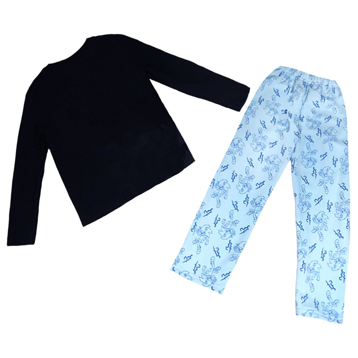 Pijama de Playera Manga Larga y Pantal&oacute;n con Dise&ntilde;o Sonic para Ni&ntilde;o image number null