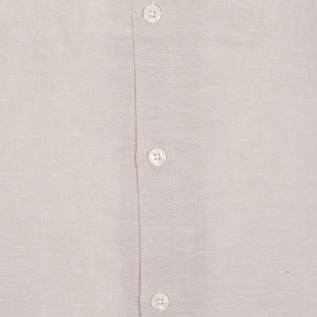 Camisa en Mezcla de Lino Jeanious Manga Corta para Hombre Plus image number null