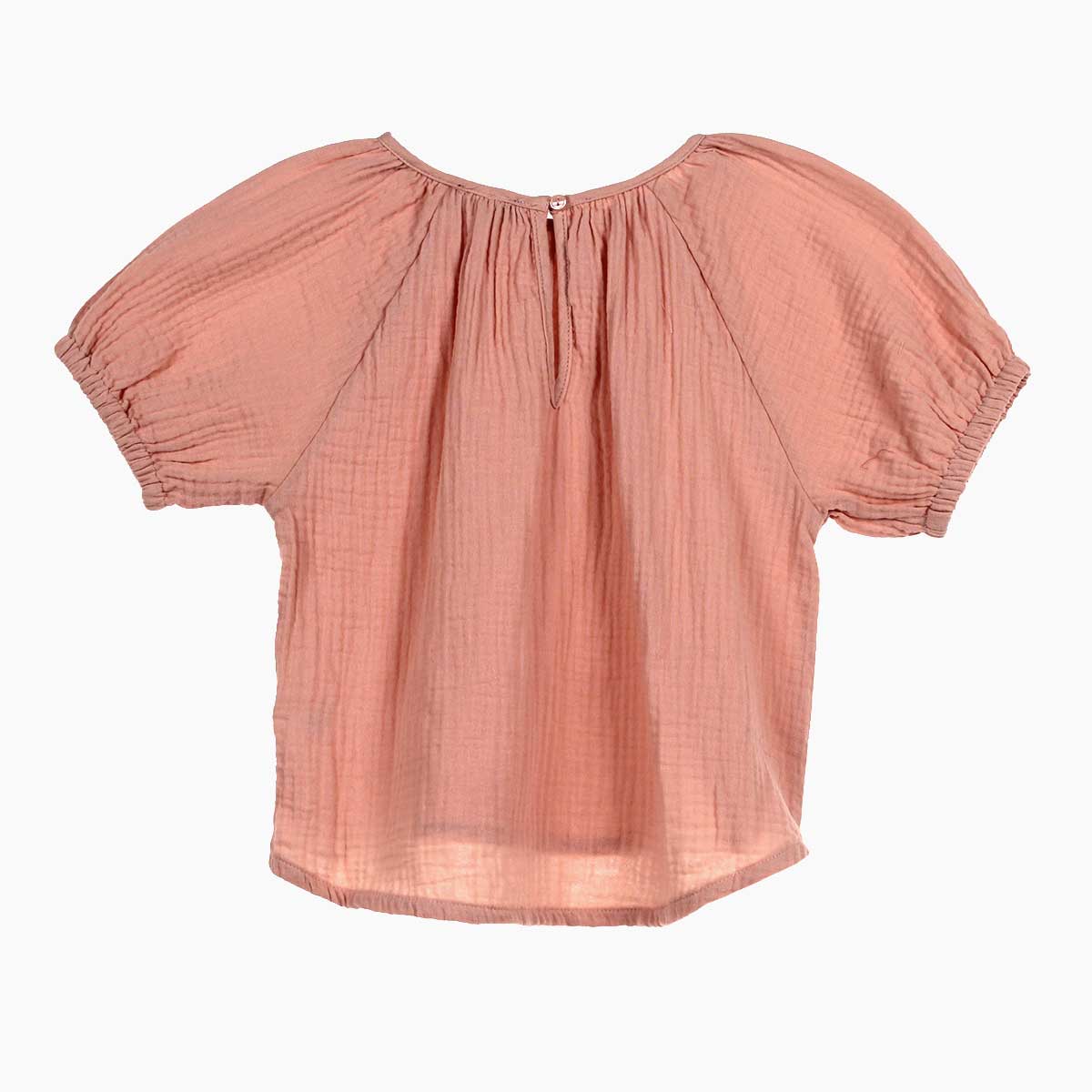 Blusa Cuello Redondo Manga Corta Muselina Jeanious Ni&ntilde;a image number null