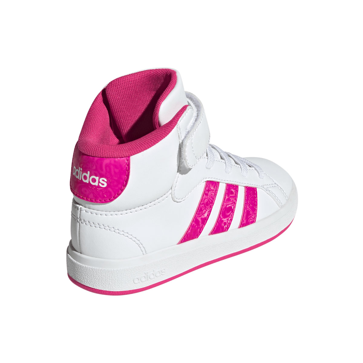 Tenis Bota Grand Court Velcro 19-26 Blanco Adidas image number null