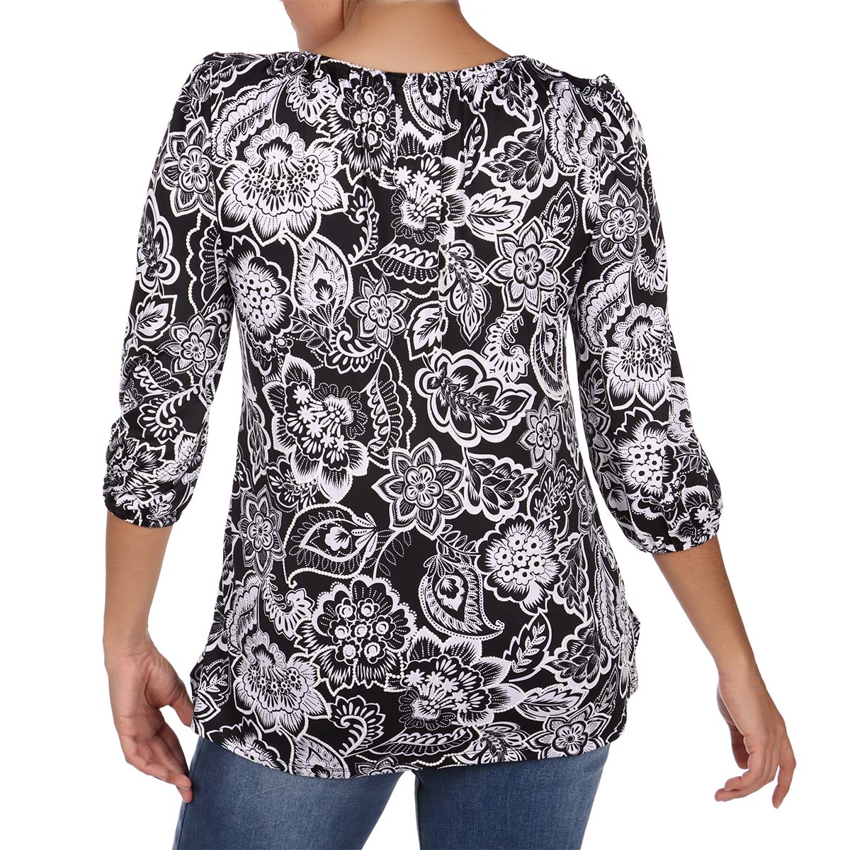 Blusa Estampado Floral Manga 3/4 RUBY RD para Mujer image number null