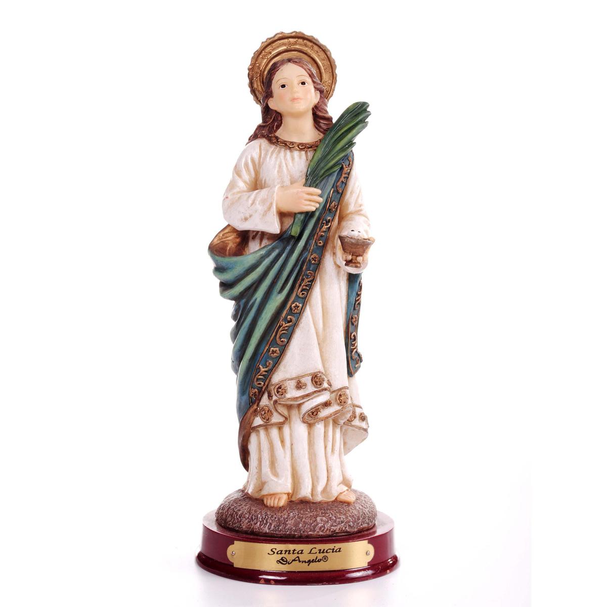 Figura Santa Lucia Poliresina DI ANGELO image number null
