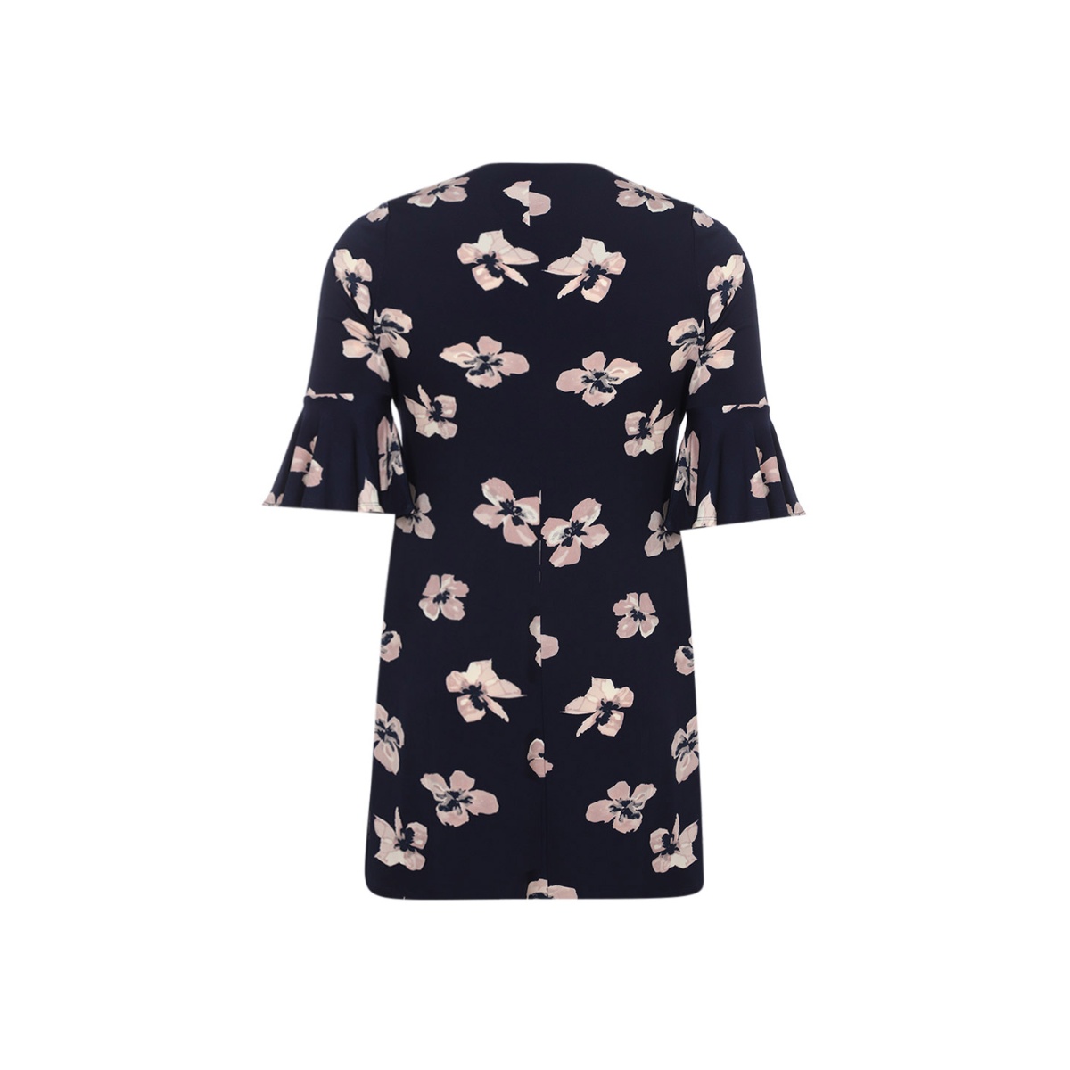 Vestido Estampado Manga 3/4 Life Styler Para Mujer Curvy image number null