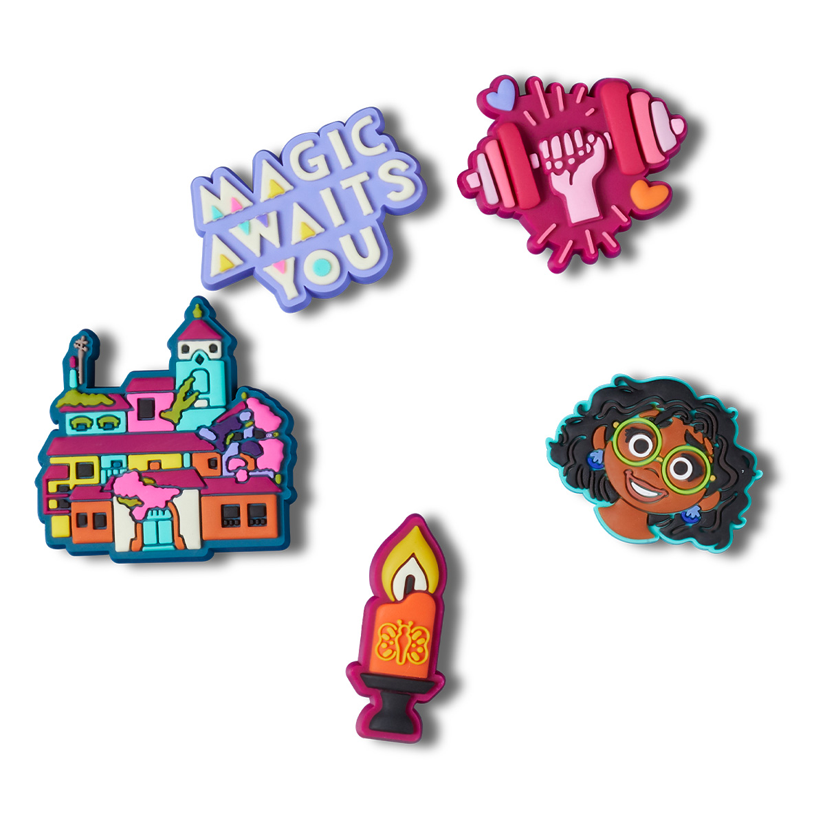 Kit Jibbitz Encanto (5 Pack) para Ni&ntilde;a CROCS image number null