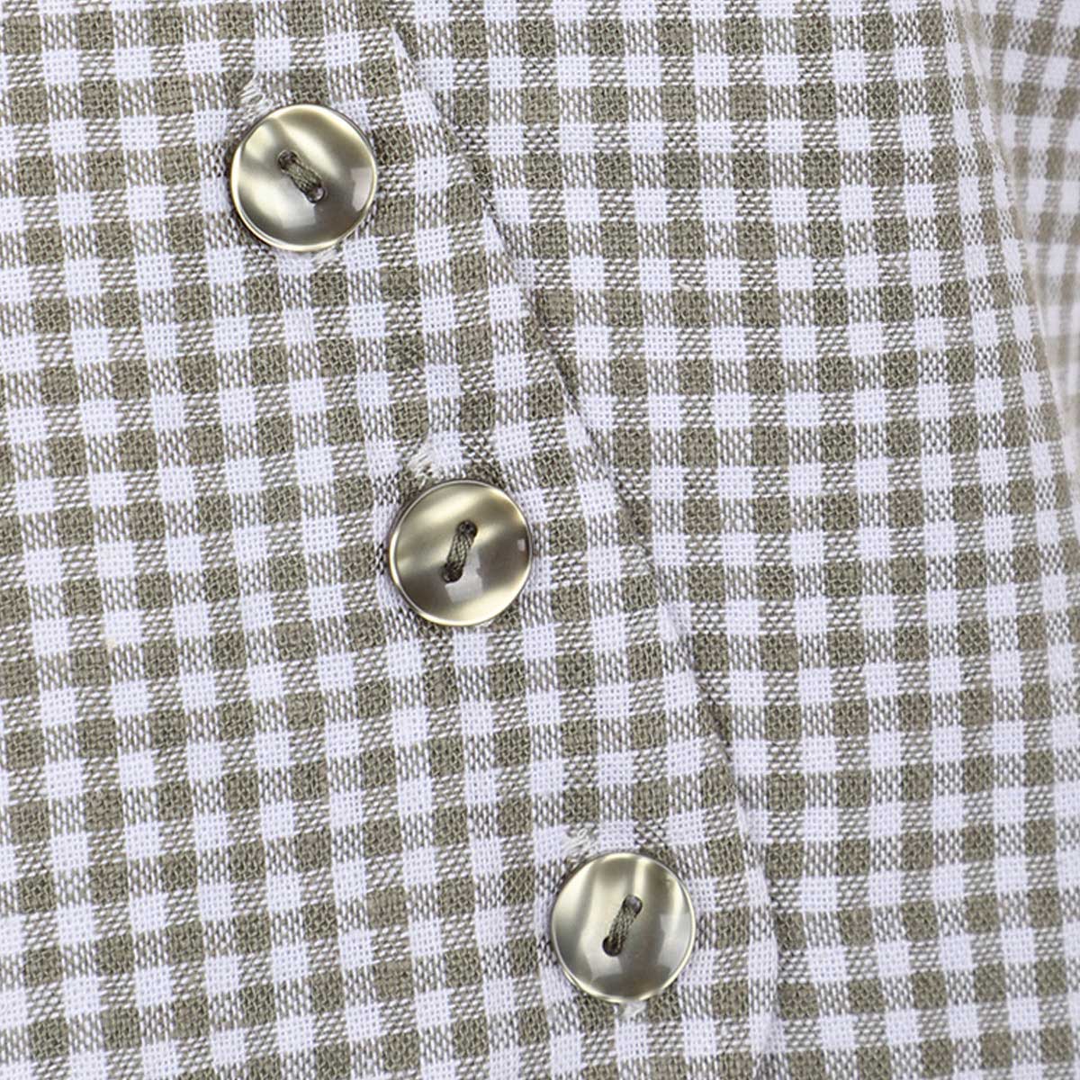 Chaleco Asimetrico Gingham Jeanious Para Mujer Junior image number null