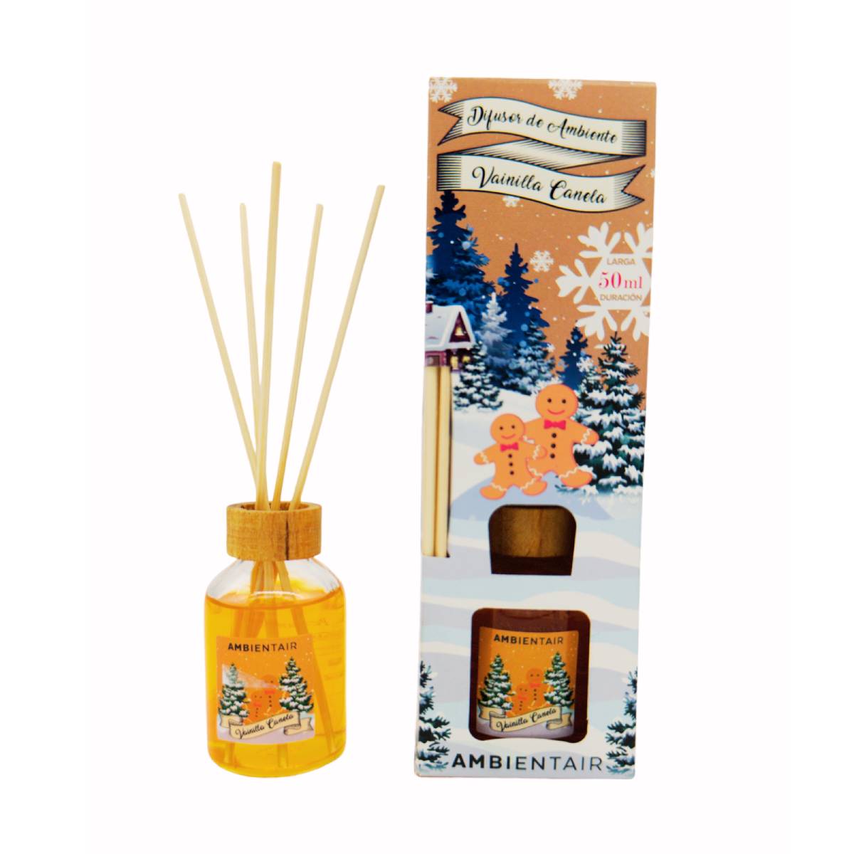 Mikado Vainilla Canela Galleta 50Ml AMBIENTAIR image number null