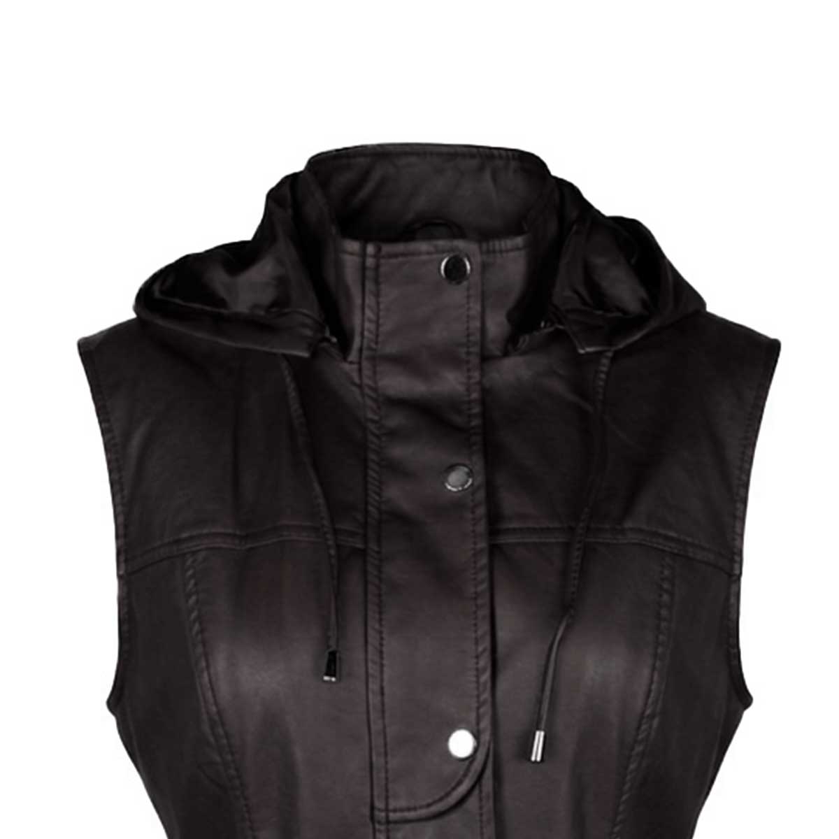 Chaleco De Npu Con Capucha Philosophy Jr Plus Para Mujer Curvy image number null