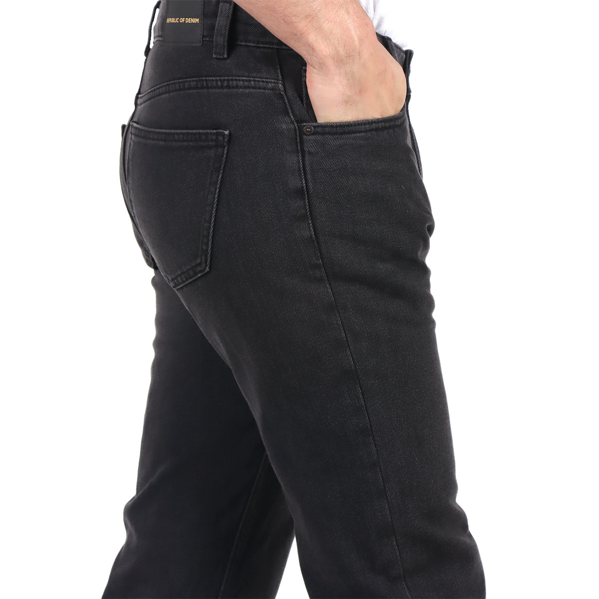 Jeans Negro Regular Fit Pierna Recta OVS para Hombre Negro image number null