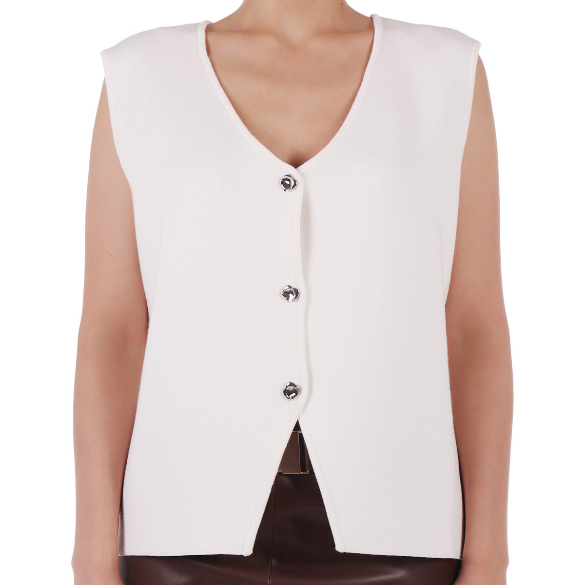 Chaleco Tejido Fukka para Mujer Curvy image number null