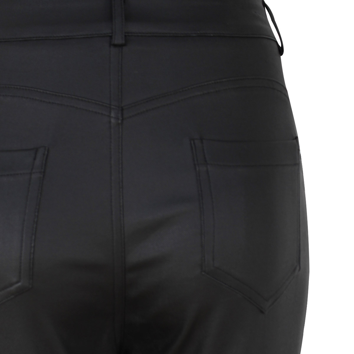 Pantal&oacute;n de Tiro Alto Efecto Tacto Piel para Mujer Junior image number null