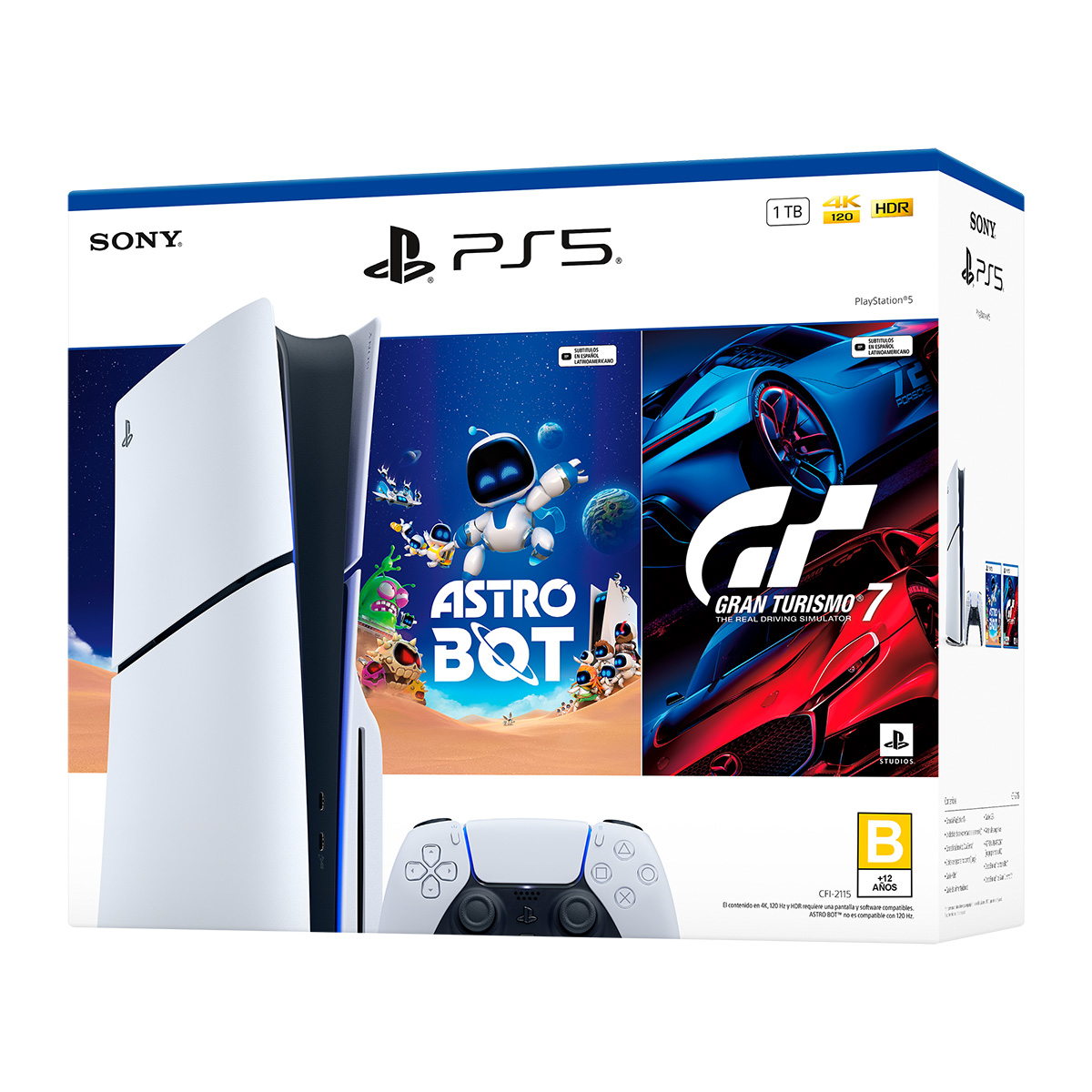 Kit Consola PlayStation&reg;5 de 1TB: ASTROBOT y Gran Turismo7 image number null