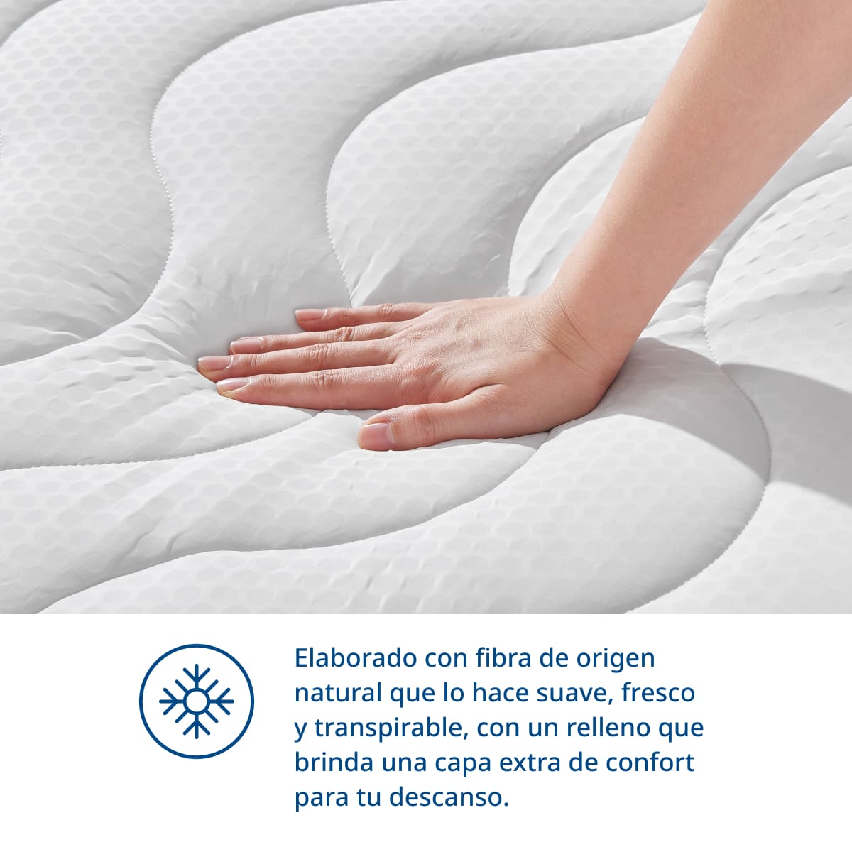 Luuna Protector Cooling Queen Size Blanco image number null