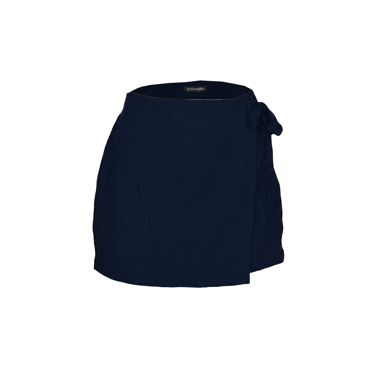 Falda Short Con Amarre Lateral Philosophy Para Mujer Junior image number null