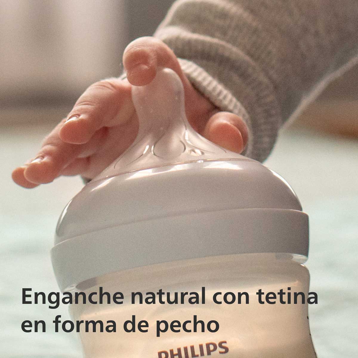 Set Biber&oacute;n Avent Natural Response 11oz/330ml 3m image number null