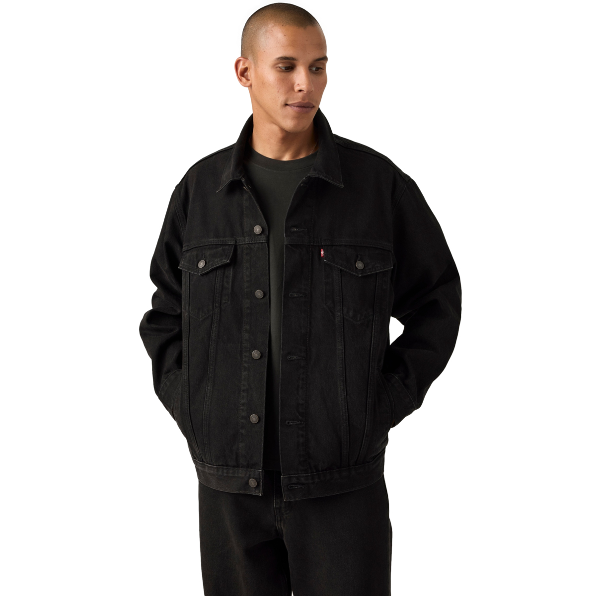 Levi&rsquo;s&reg; Chamarra Trucker de Mezclilla Regular Fit para Hombre image number null