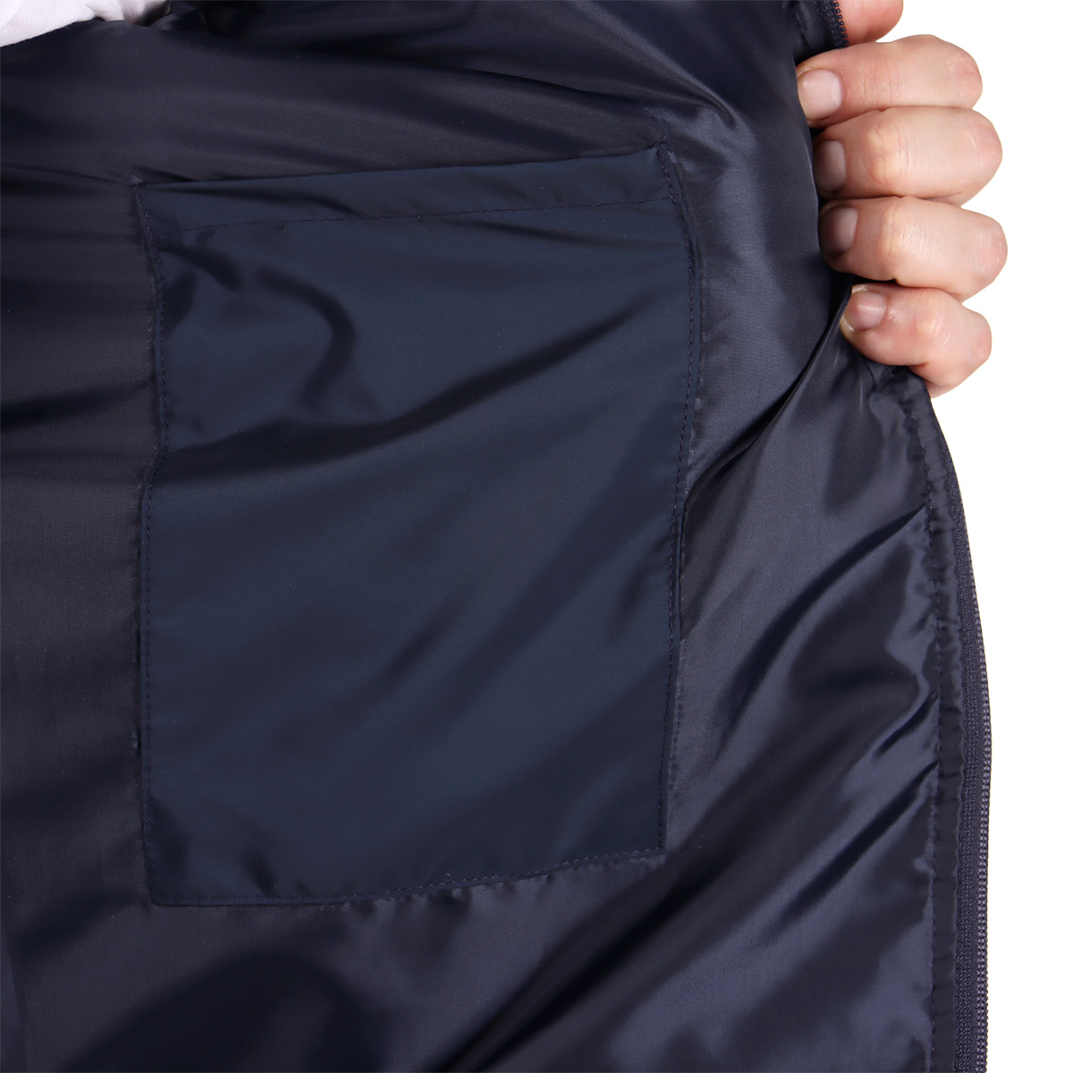 Chaleco Capitonado Geom&eacute;trico Carlo Corinto para Hombre image number null