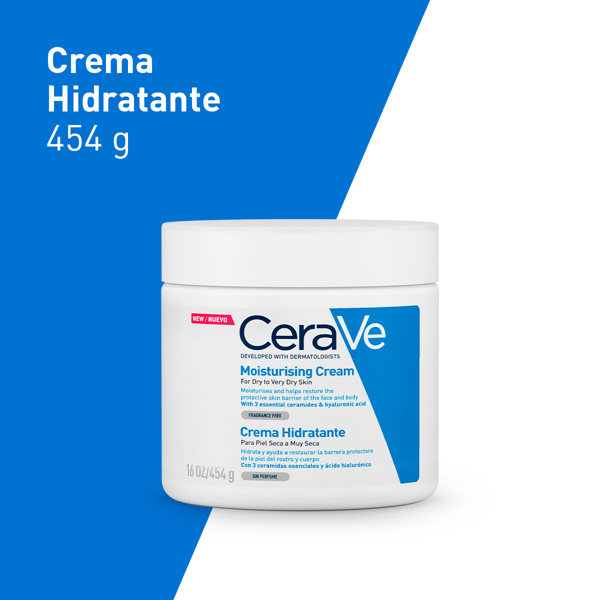 Crema Hidratante para Piel Seca CeraVe image number null