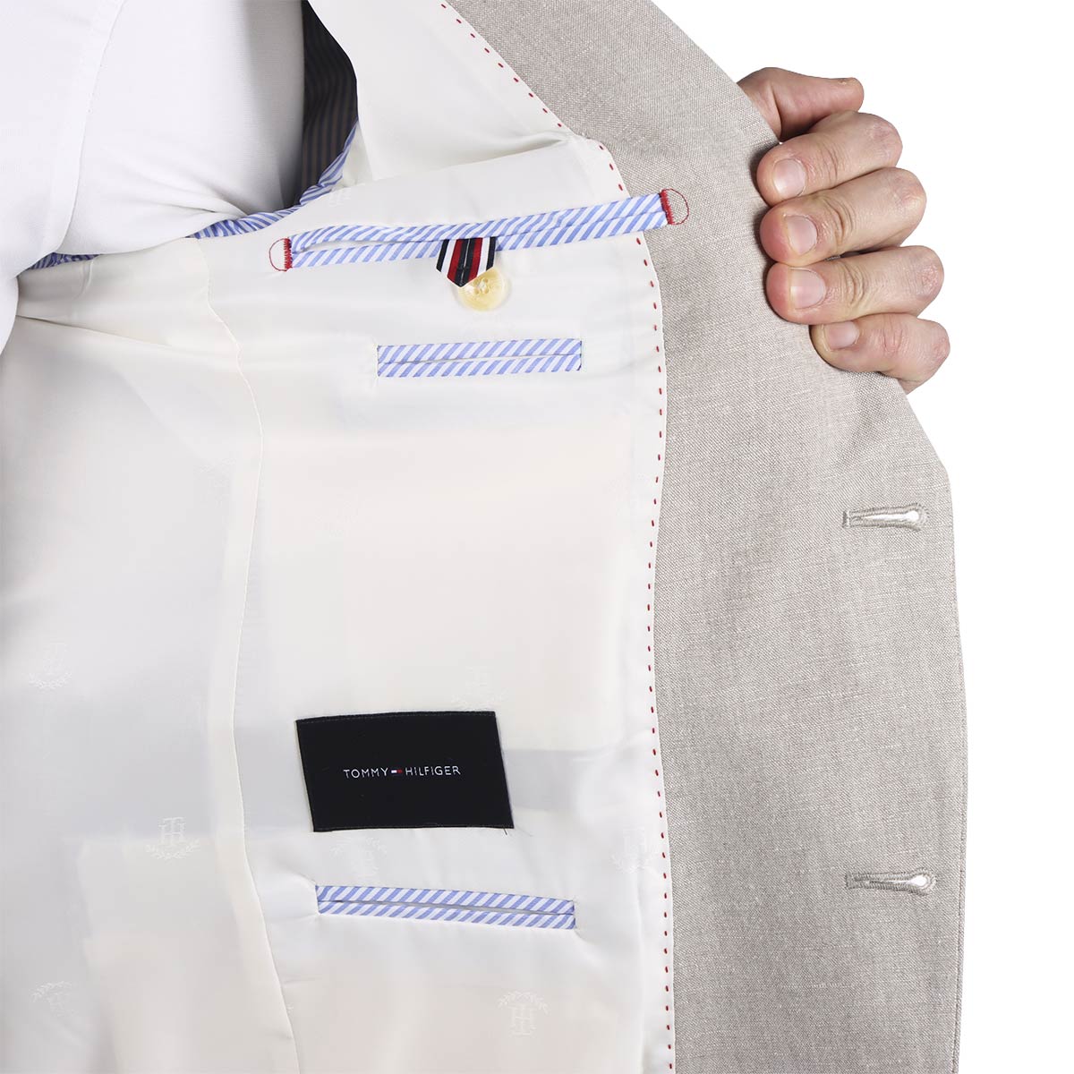 Traje Lino Regular Fit Tommy Hilfiger para Hombre image number null