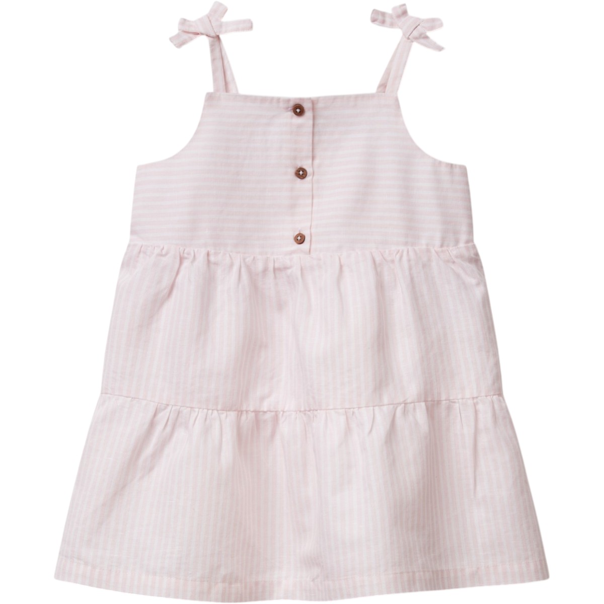 Vestido de Tirantes Benetton con Estampado Rayas para Ni&ntilde;a image number null