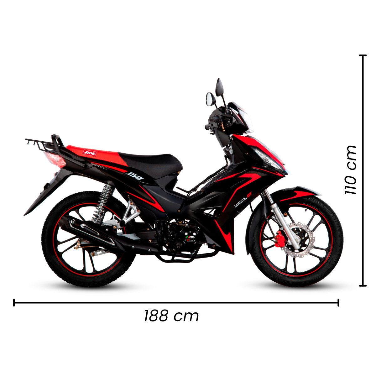 Motocicleta MB Ballesta GT 150 2025 Rojo image number null
