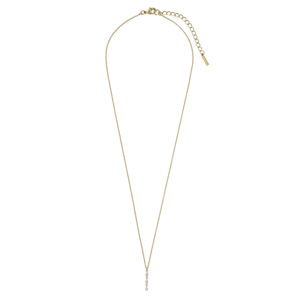 Dije con Cadena Gotas Circonia Adrianne Picard Crystals image number null