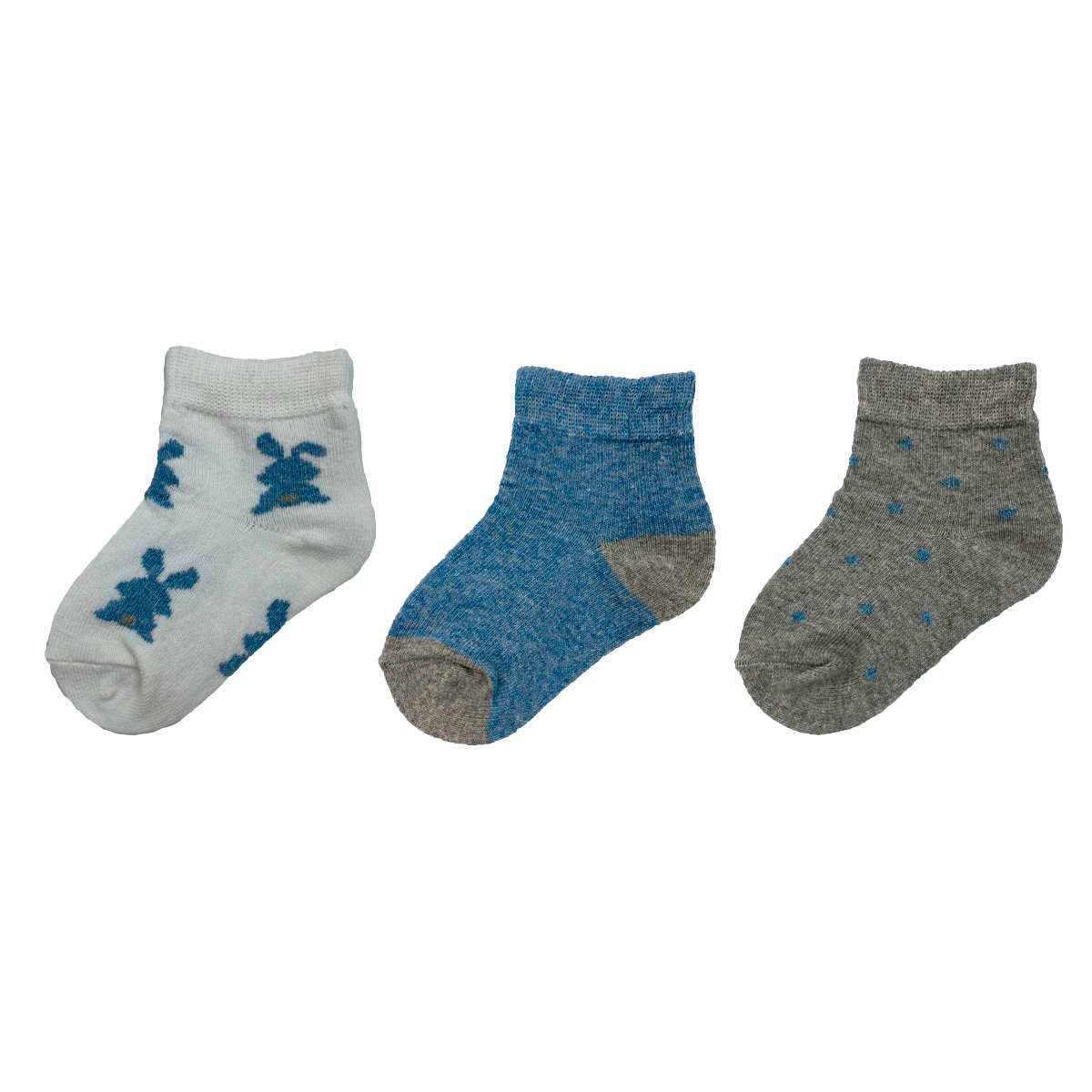 Paquete Para Ni&ntilde;o De 3 Pares De Calcetines Estampado Algod&oacute;n Gleytor image number null