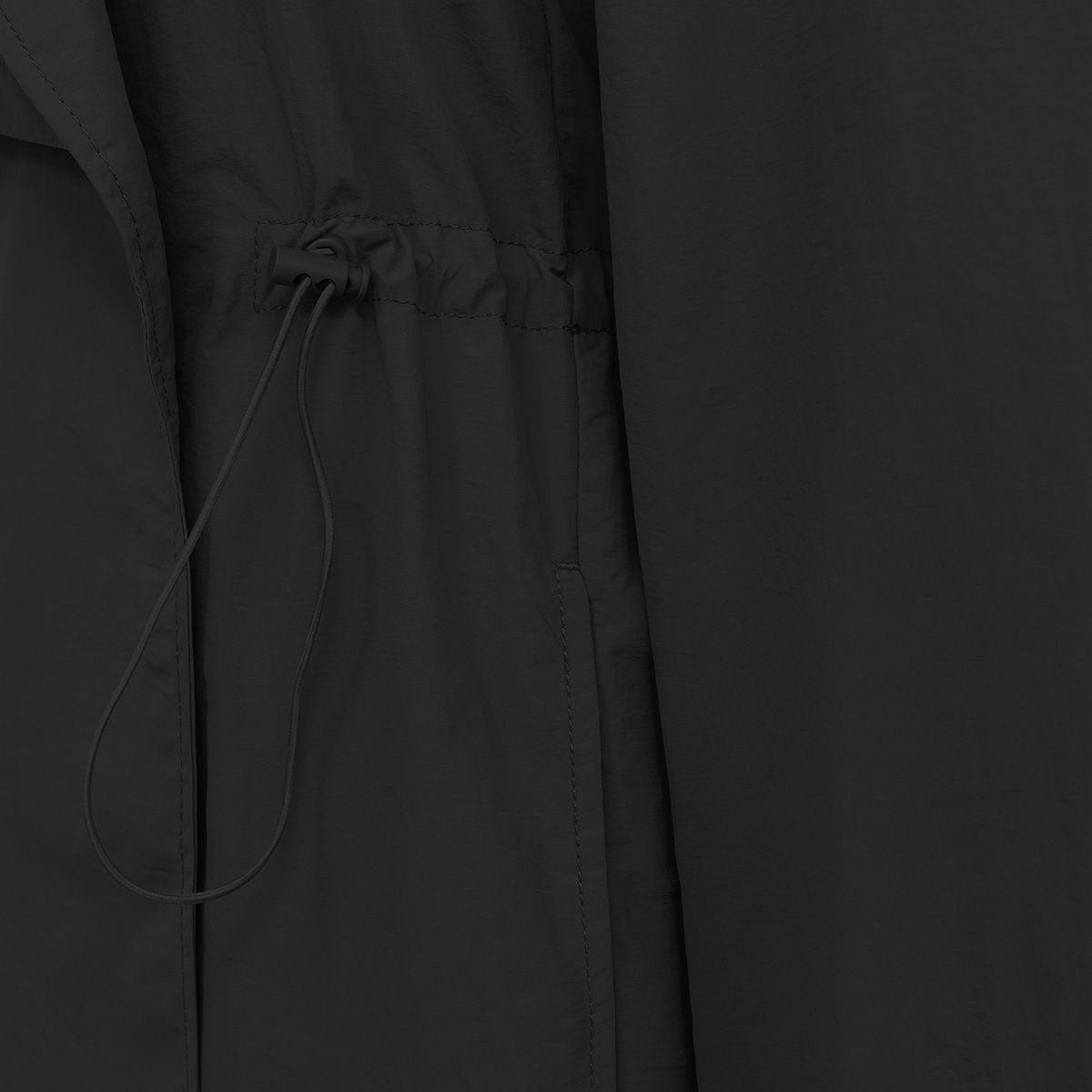 Gabardina larga negra para Mujer Petite JUST BY BASEL image number null