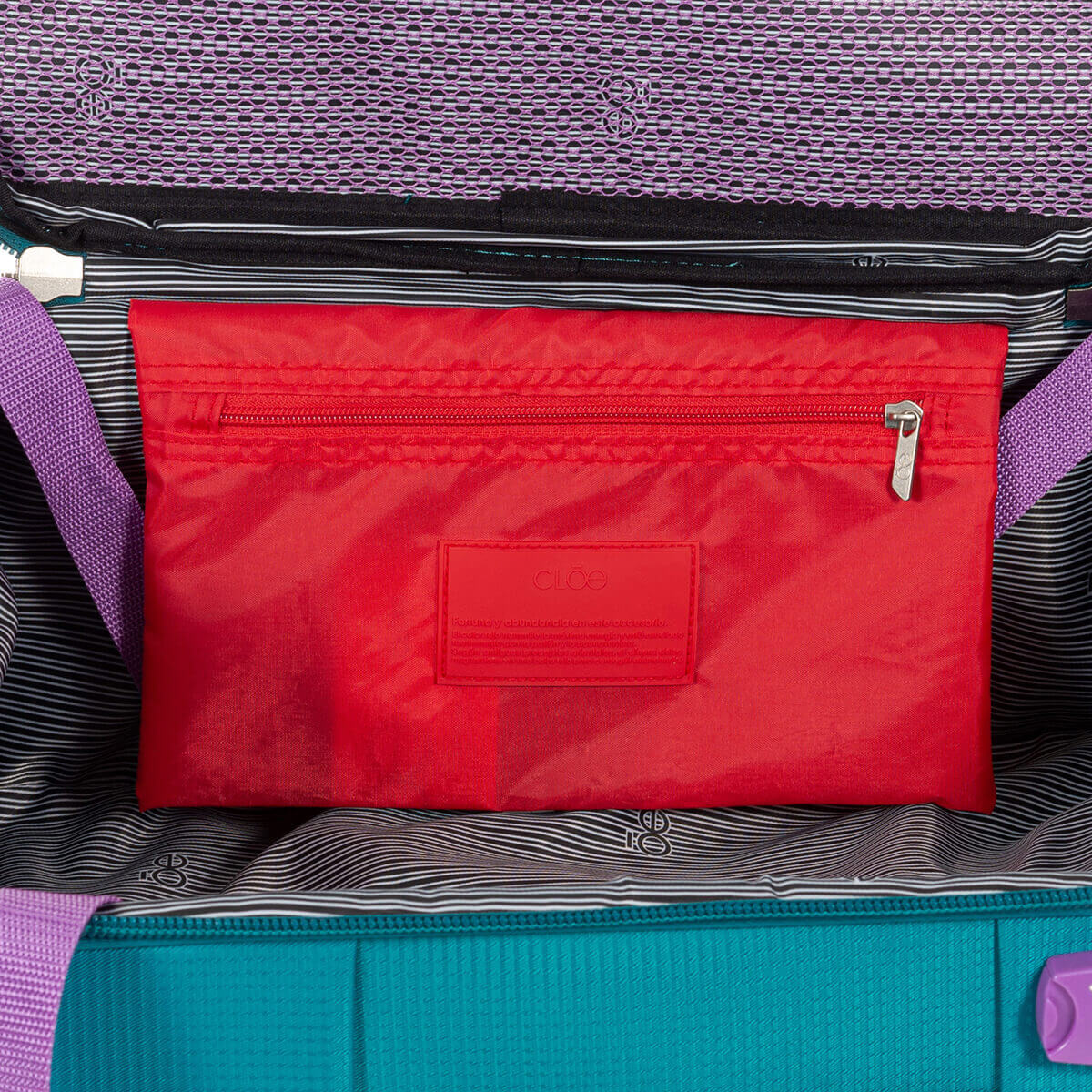Maleta Cloe Inime 20" Turquesa image number null