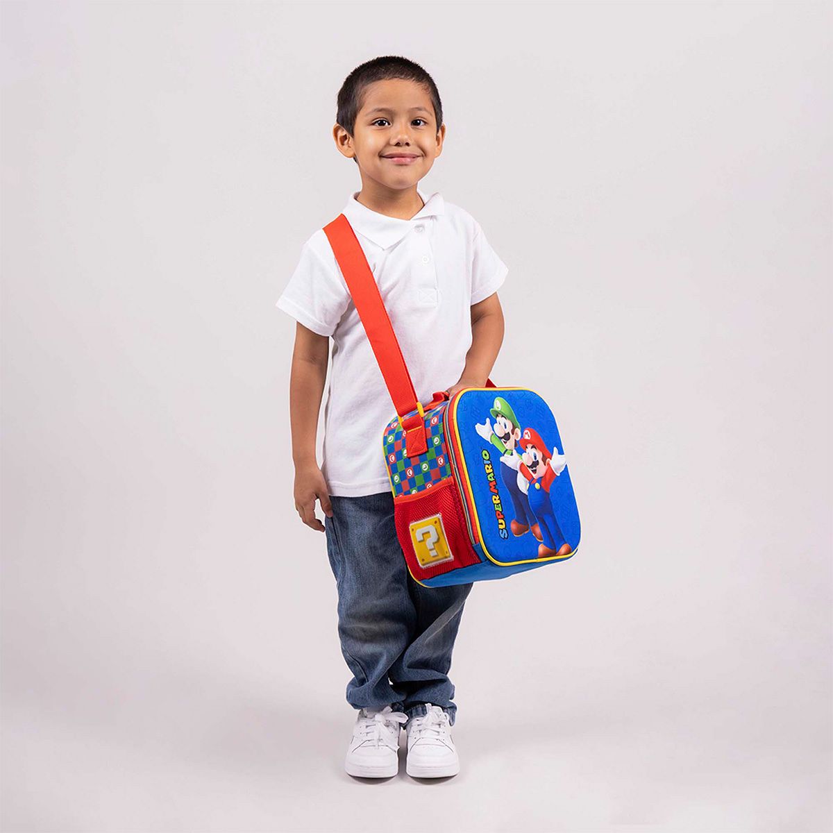 Set 3 En 1 Mochila G Super Mario Azul image number null