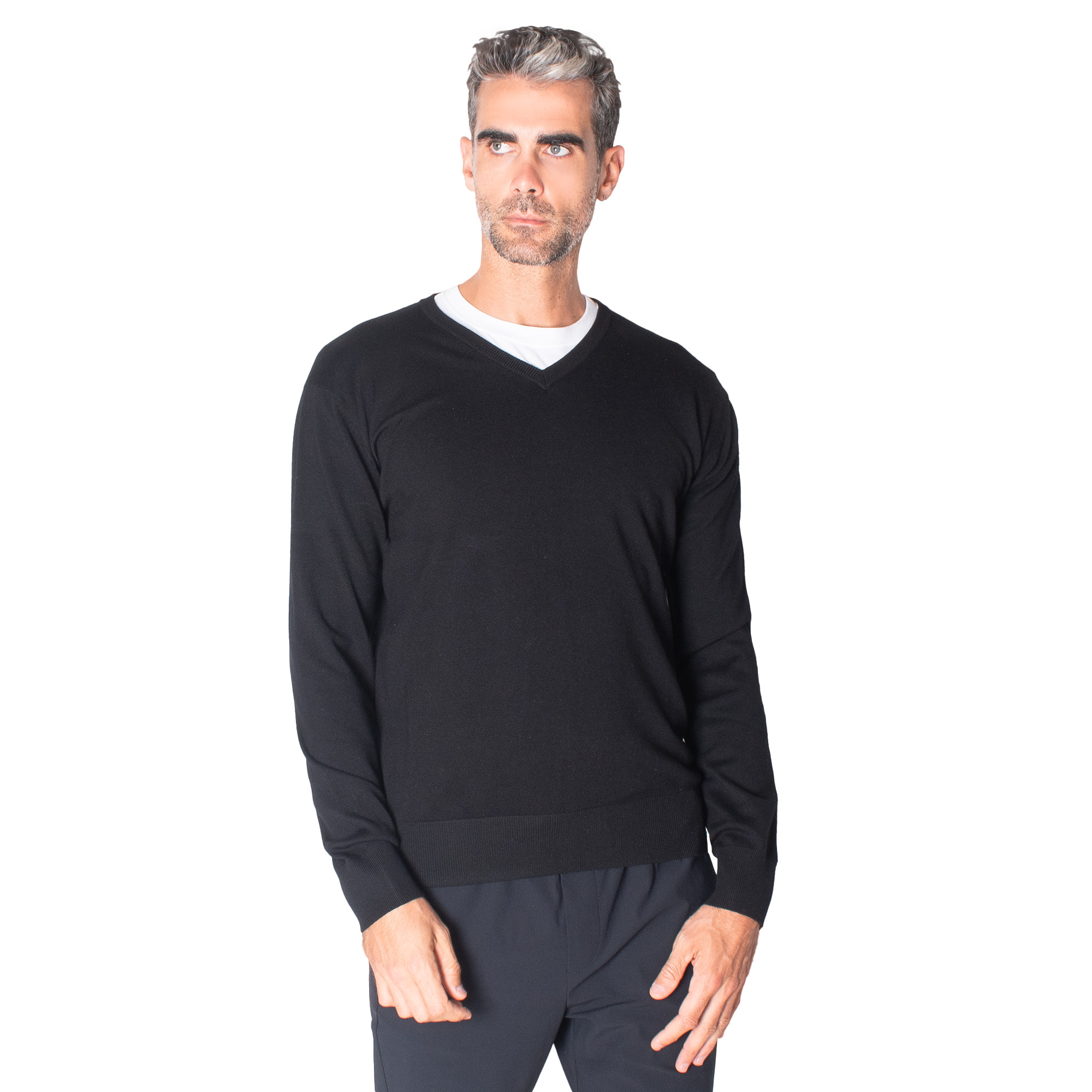 Su&eacute;ter Regular Fit Cuelllo V Generra para Hombre image number null
