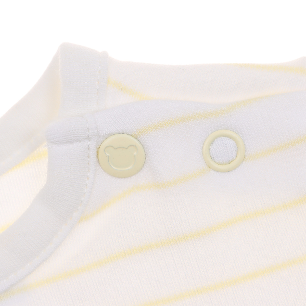 Pack 2 Bodys Liso y con Rayas Algod&oacute;n Carosello para Beb&eacute; Unisex image number null