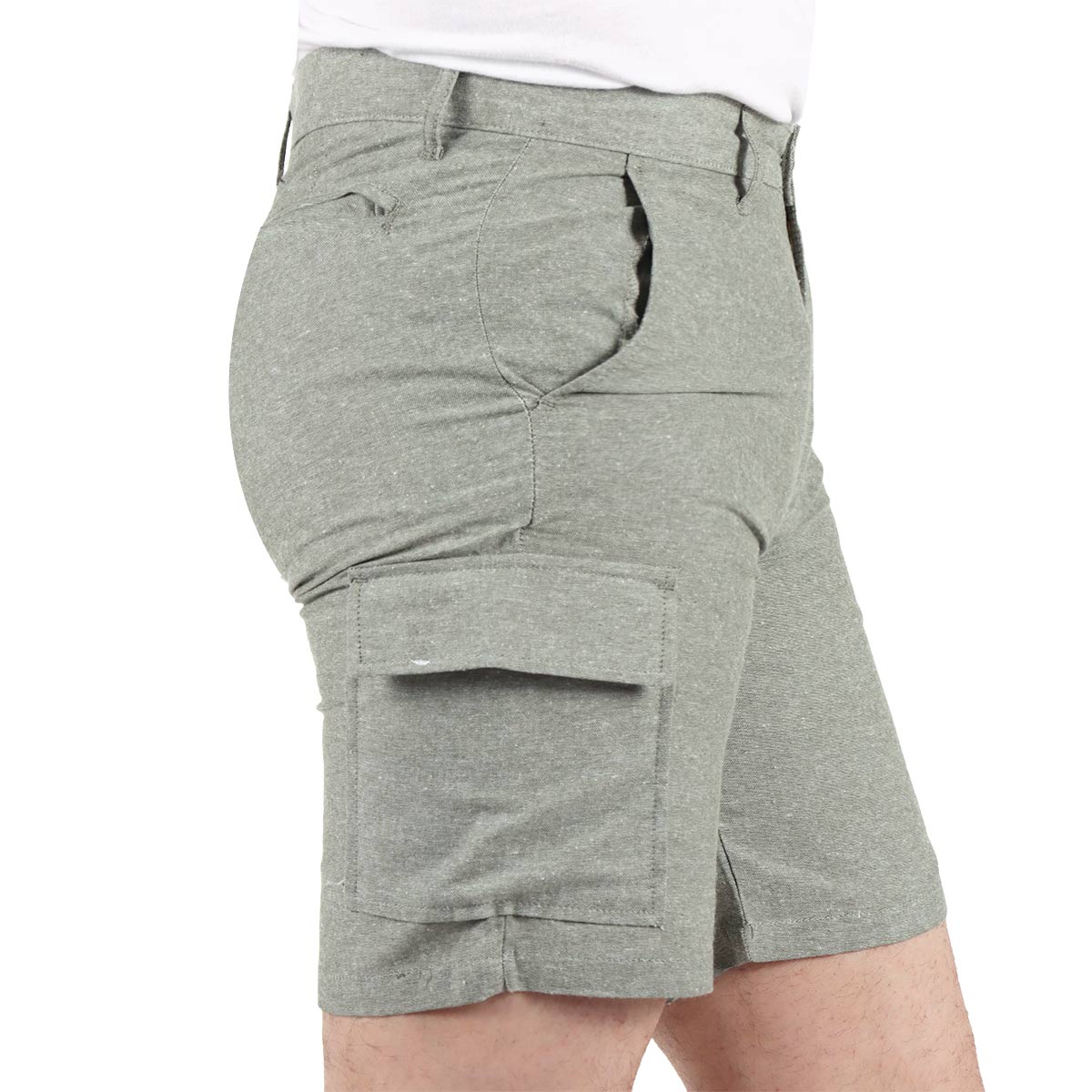 Bermuda Bolsillos Cargo Olivo Ted Lapidus para Hombre image number null