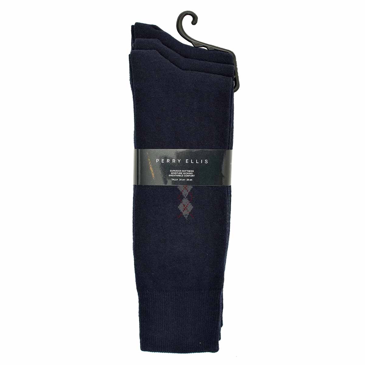 Paquete Con 3 Calcetines Para Hombre Perry Ellis Modelo elo 2245 A image number null